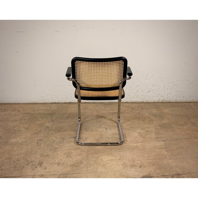 S64V Cantilever Armchair by Marcel Breuer for Thonet, Set of 3 For Sale - Image 6 of 14