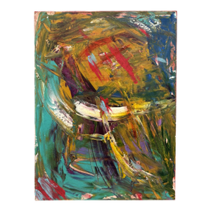 Original Contemporary Abstract Expressionist Mixed Media Painting on Canvas