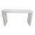 Late 20th Century Parsons Style Sea Foam Green Console Table For Sale