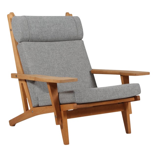 Lounge Chair Model GE-375 attributed to Hans J. Wegner for Getama, 1960s For Sale