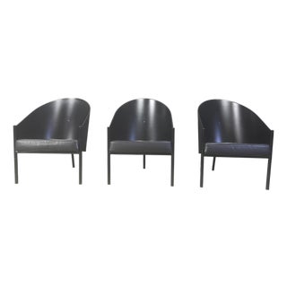 Vintage Pratfall Chairs by Philippe Starck for Driade, 1982, Set of 3 For Sale