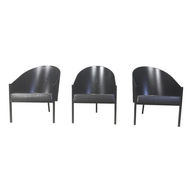 Vintage Pratfall Chairs by Philippe Starck for Driade, 1982, Set of 3 For Sale