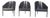 Vintage Pratfall Chairs by Philippe Starck for Driade, 1982, Set of 3 For Sale