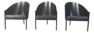 Vintage Pratfall Chairs by Philippe Starck for Driade, 1982, Set of 3