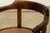 Brown Late 19th Century French Empire Style Mahogany Barrel Back Desk Chair For Sale - Image 8 of 18