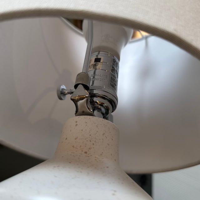 Rejuvenation Leahy Speckled Ceramic Table Lamp For Sale In San Francisco - Image 6 of 9