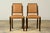 Set of 6 1930s French Art Deco Maple Dining Chairs in Tan Leather For Sale - Image 9 of 18