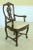 1940s Pair Italian Walnut Cane Seat Armchairs For Sale - Image 5 of 13