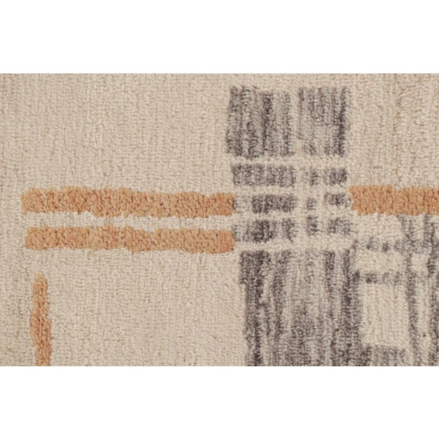 Modern Rug & Kilim’s Abstract Rug in an All Over Geometric Pattern For Sale - Image 3 of 7