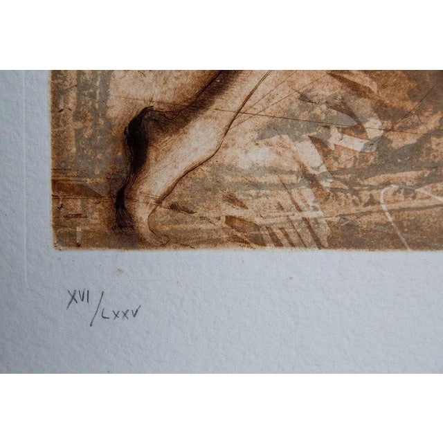 Jean-Marie Guiny, Marathonien, Nude, Etching For Sale - Image 4 of 6