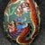 Vintage Chinese Cloisonné Vase With Dragon Motif and Handles - Turquoise Ground For Sale - Image 9 of 9