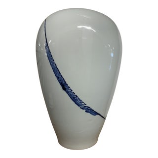 Early 21st Century Spin Ceramics Brushstroke Porcelain Vase For Sale