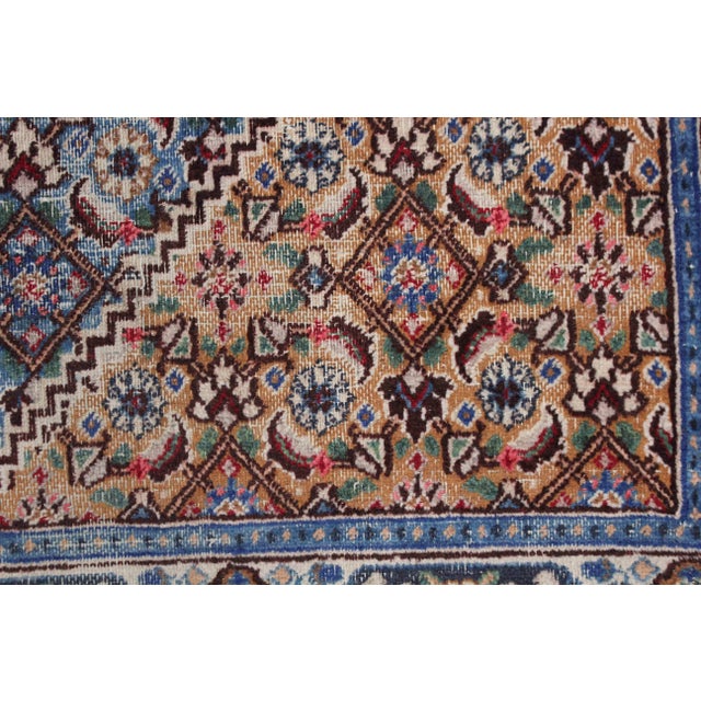 1940s Vintage Handknotted Doroksh Rug For Sale - Image 4 of 7