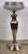French Silver and Glass Shade Table Lamp from Unbekannt, 1920s, in Very Good conditions. Designed 1920 to 1949 This piece...