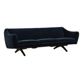 Ml-90 Sofa by Illum Wikkelsø for Mikael Laursen, 1950s Denmark, 1960s For Sale