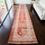 Oushak Runner Rug Turkish Hand Knotted Distressed Hallway Long Runner- 2'10" X 14'1" For Sale - Image 4 of 15