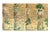 8-Panel Gold Leaf Chinoiserie Mural for Living Room Feature Wall For Sale