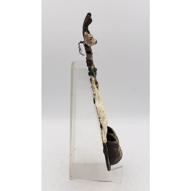 Mid-late 19th century cast iron Hunt Motif wall match holder, American. Stamped in mold on back: Patd S8P327. Charming, if...