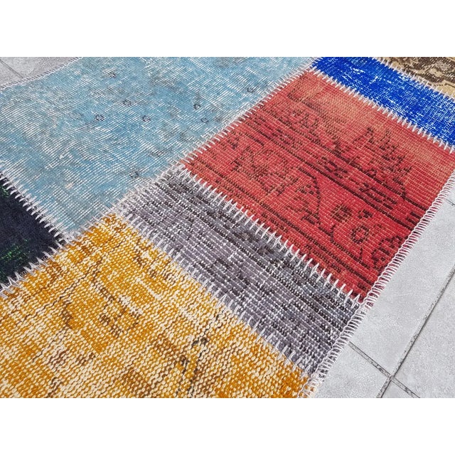 Oushak Vintage Anatolian Runner For Sale - Image 6 of 10