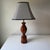 Biedermeier Mid 20th Century Turned Baluster Biedermeier Style Wood Table Lamp For Sale - Image 3 of 9