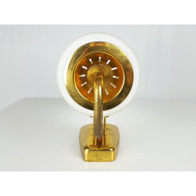 Large Opaline Glass and Brass Sconce 2118 from Stilnovo, 1959 For Sale - Image 10 of 17