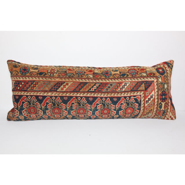 Here i am listing a 100% Handmade double knotted rug pillow cover, made from antique Persian tribal carpet rug. This’s a...