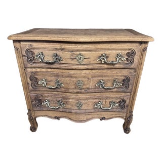 French Bleached Oak Chest of Drawers, 1920 For Sale
