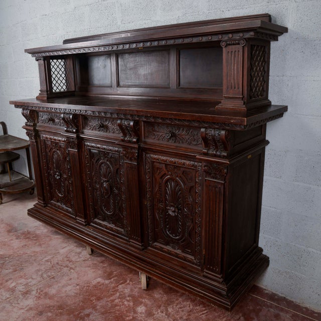 Antique Credenza with Plate Rack by Maggini Recanati, 1800s For Sale - Image 3 of 18