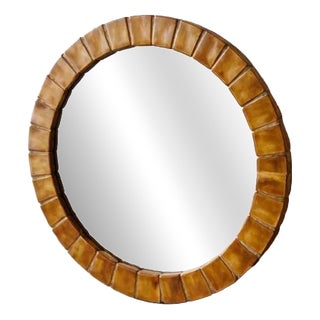 Ceramic Mirror from Mobach, Utrecht, 1960s For Sale
