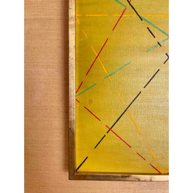 1950s Mid-Century Abstract Painting by Edgar Hubert For Sale - Image 5 of 8