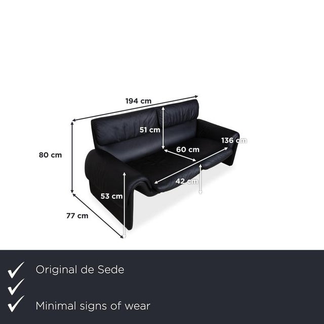 The de Sede DS-2011 is an absolute icon of Swiss upholstered design, instantly commanding attention with its powerful,...