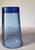 Vintage Cobalt Blue Recycled Glass Tumbler – 1990s Handmade Art Glass | Coastal Barware For Sale - Image 4 of 6