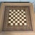 Wood Vintage Light Wood Inlaid Game Table For Sale - Image 7 of 12
