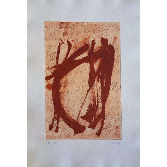Abele, Composition abstraite, Etching For Sale - Image 6 of 6