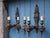 Vintage Rococo Revival Italian 3-Arm Wall Sconces, 1940s, Set of 2 For Sale - Image 13 of 15