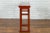 Asian 19th Century Chinese Qing Dynasty Period Red Lacquer Console Altar Table For Sale - Image 3 of 13