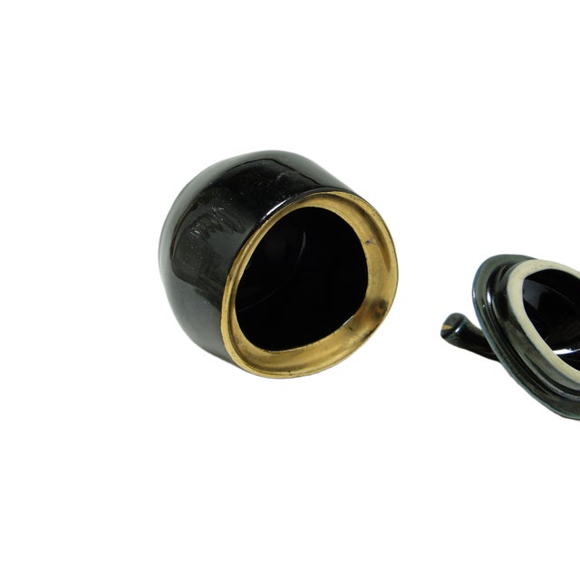 1970s Art Deco Sugar Bowl from Chodzież, Poland, 1970s For Sale - Image 5 of 7