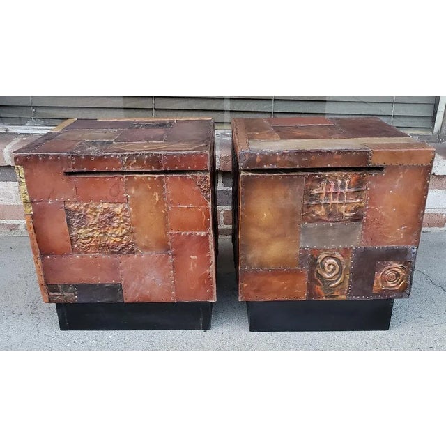 Original Handcrafted Brutalist Table Bases by Los Angeles Artisan Lou Ramirez. This Is Another Fabulous Handcrafted...