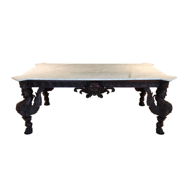 Antique Italian Renaissance Revival Hand Carved Dining Chairs Set of 4 For Sale - Image 18 of 18
