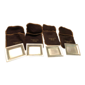 Vintage Tiffany & Co. Mini Sterling Silver Trays- Set of 4
