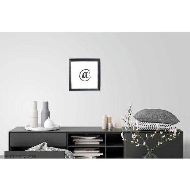 2020s "At" Contemporary Gouache Painting on Paper by Martha Holden, Framed For Sale - Image 5 of 6