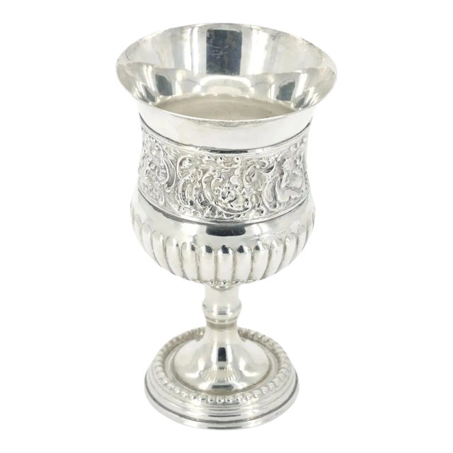 19th Century English Sheffield Silverplate Chalice For Sale