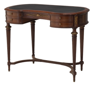 Leather Top Writing Desk, 1900s