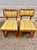 Vintage 6 Piece Rattan Glass Top Dining Set With 4 Chairs, Two With Arms For Sale - Image 4 of 12