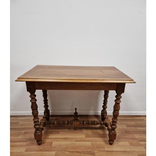 Small Italian Louis XIII Style Writing Desk, 1940s For Sale - Image 3 of 17
