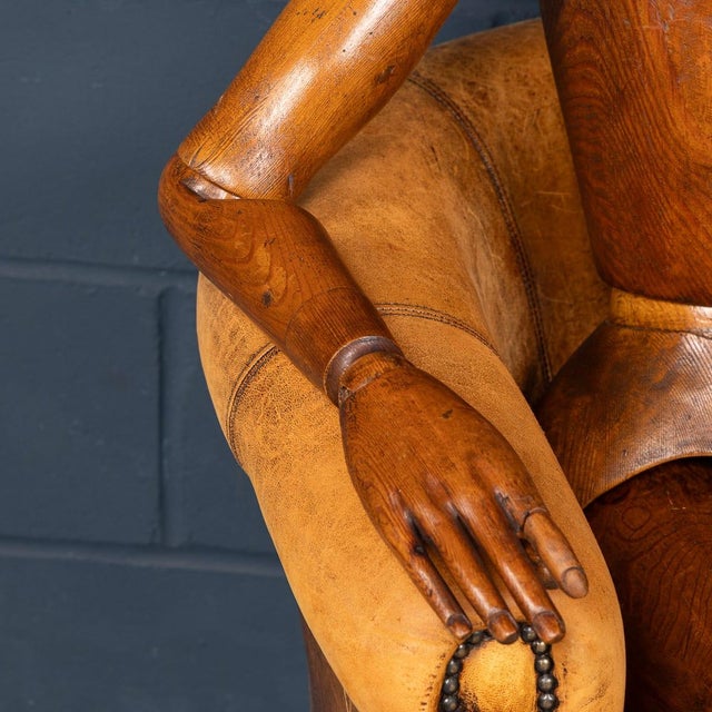 Antique 19th Century French Life Size Wooden Artist's Lay Figure, 1860s For Sale - Image 13 of 18