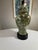 1950s Vintage Japanese Fujita Kutani Celadon Ginger Jar Lamp Chrysanthemum For Sale - Image 5 of 12
