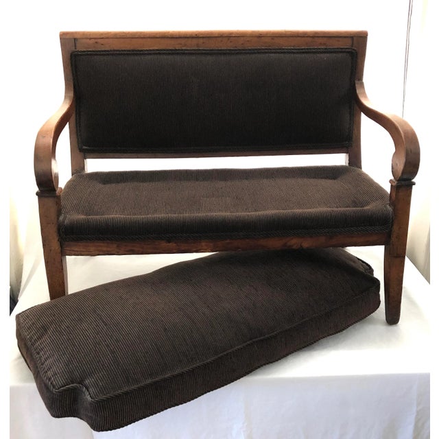 Early 19th Century Child's Miniature Biedermeier Sofa For Sale - Image 9 of 11