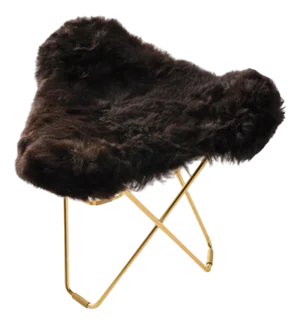 Iceland Flying Goose Footstool by Cuero Design