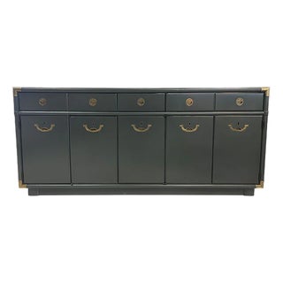 66.5" Finished 5 Door 3 Drawer Vintage Buffet For Sale